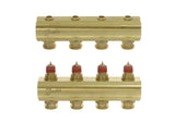 Danfoss FBH-Verteiler FHF-4 4 Kreise, ohne Durchflussanzeige, 088U0504