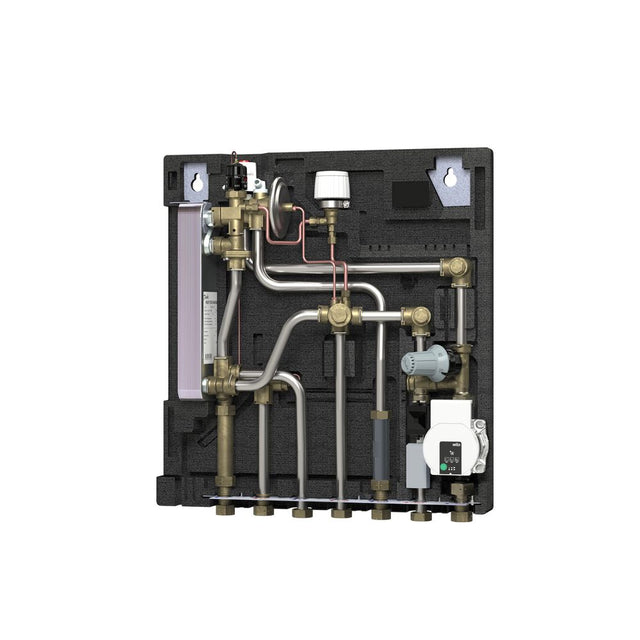 Danfoss Wohnungsstation Evoflat MSS 1 Eckeinstieg NT-Heizung, 43kW, Dämmhaube, HTC, 145B1754