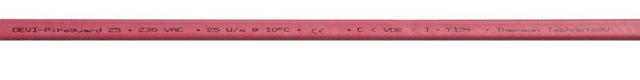 Danfoss ECpipeguard-25 (SLPG), Rot Schutzgeflecht (Schutzklasse I), 25 W/m, 088L1105