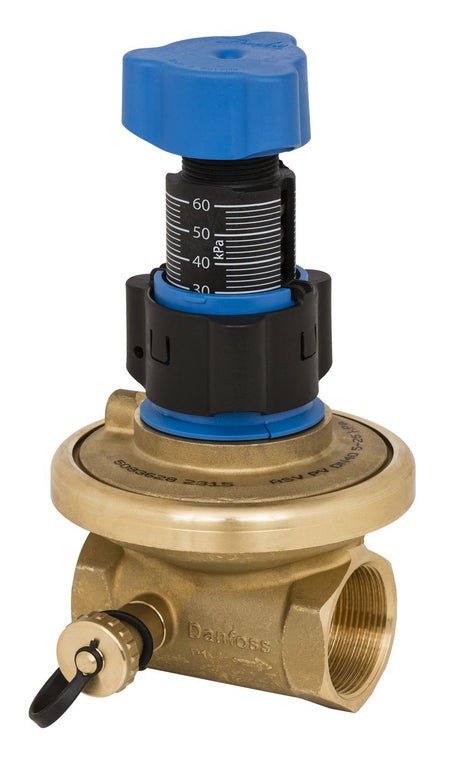 Danfoss Strangdifferenzdr,regl, ASV-PV20 Einstellskala, Rp3/4, Sollw,0,2-0,6 bar, 003Z5542