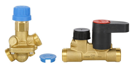 Danfoss auto, Kombiventil AB-QM 15LF Set mit MSV-S 15, G 1/2 A, 55-275 l/h, 003Z1238