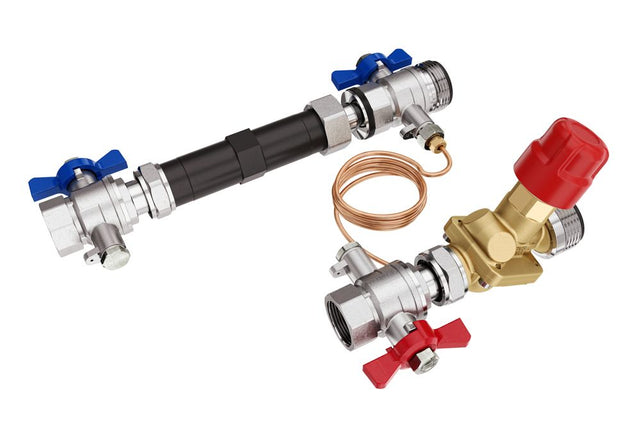 Danfoss Verbind,-Set hor, DN15 f, AB-PM Rohr G3/4A, Verteiler G1A, 300l/h 0,1 ba, 003Z1476