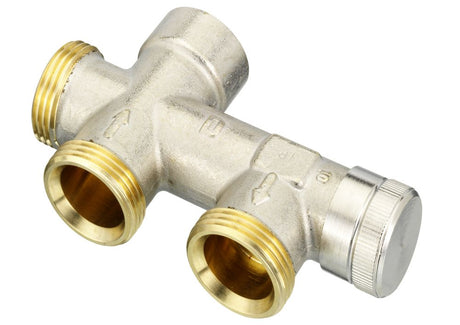Danfoss Kupplungsgehäuse RA-KE Heizkörper: R 1/2, Anlage: G 3/4 Außengewinde, 013G3366