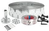 Danfoss Aluklebeband 38mm breit/50m lang max,160C,m,Warnaufschrift,selbstklebend, 088L0409