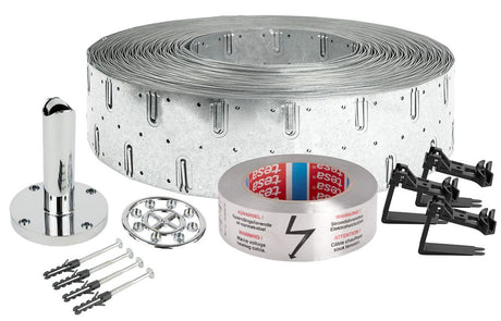 Danfoss Aluklebeband 38mm breit/50m lang max,160C,m,Warnaufschrift,selbstklebend, 088L0409