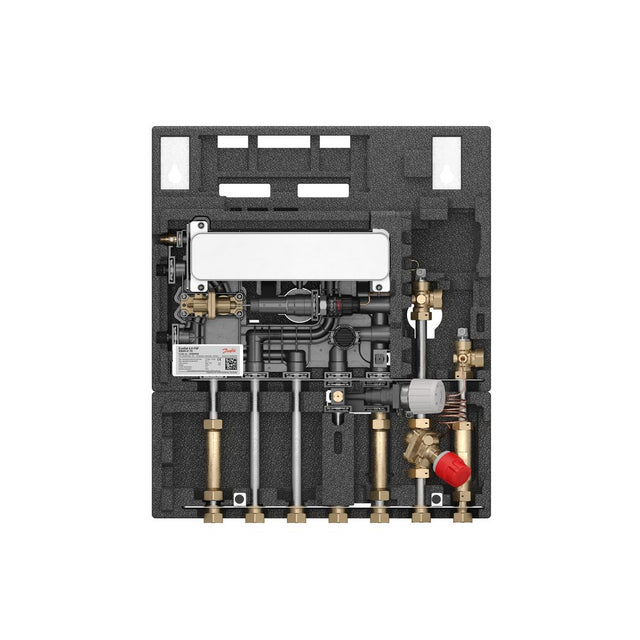 Danfoss Wohnungsstation EvoFlat 4.0F Typ 4, 10 bar, 95 C, Kupfer, 183B3011