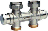 Danfoss dynamischer Hahnblock RLV-KDV für Ventil-HK G 3/4'', Durchgang, 013G7873