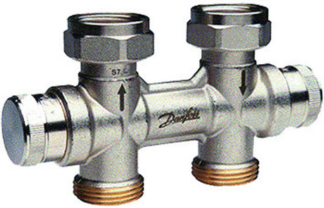 Danfoss dynamischer Hahnblock RLV-KDV für Ventil-HK G 3/4'', Durchgang, 013G7873