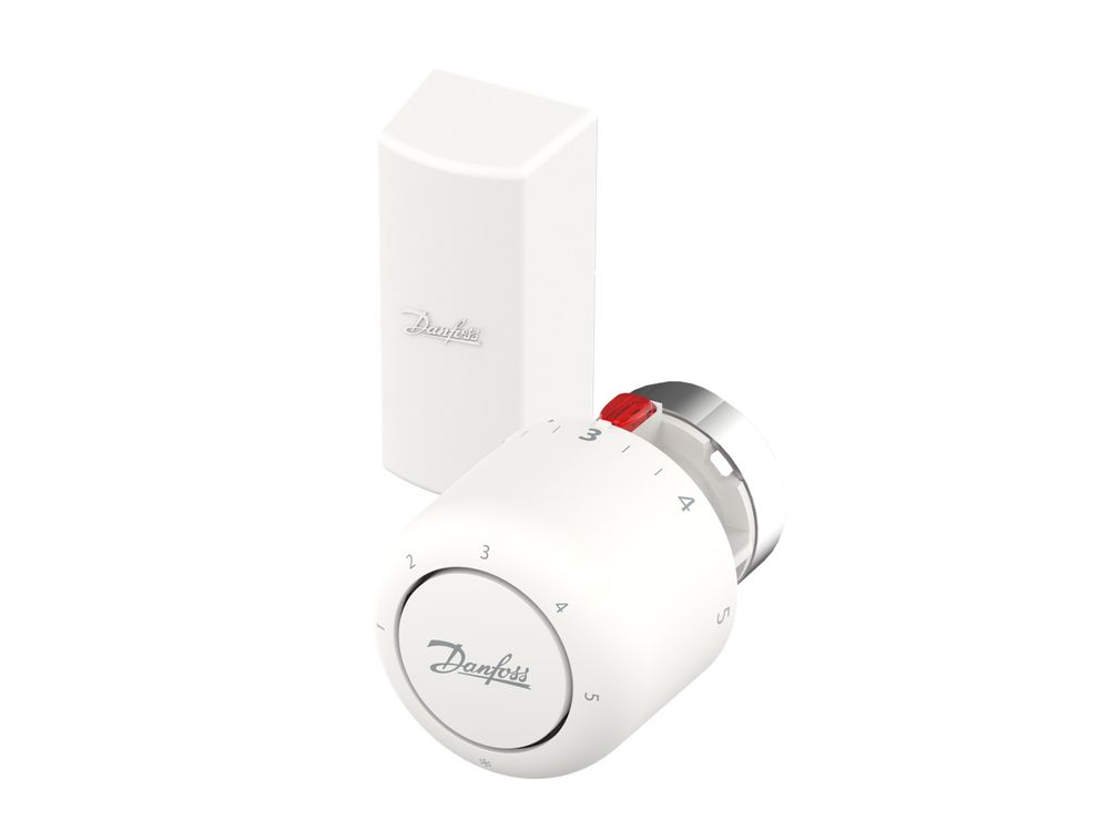 Danfoss Thermostatkopf Aero RA/V gasgefüllt, Serviceelement mit FF 0-2 m, 015G4562