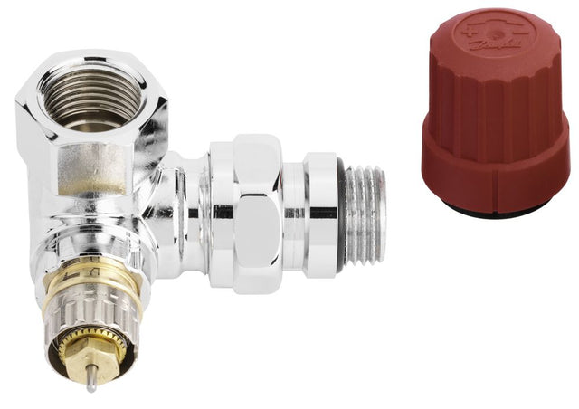 Danfoss Ventilgehäuse RA-NCX 15 R 1/2, WE rechts, verchromt, 013G4239