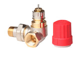 Danfoss Ventilgehäuse RA-N 10 R 3/8, WE rechts, Matt vernickelt, 013G0231