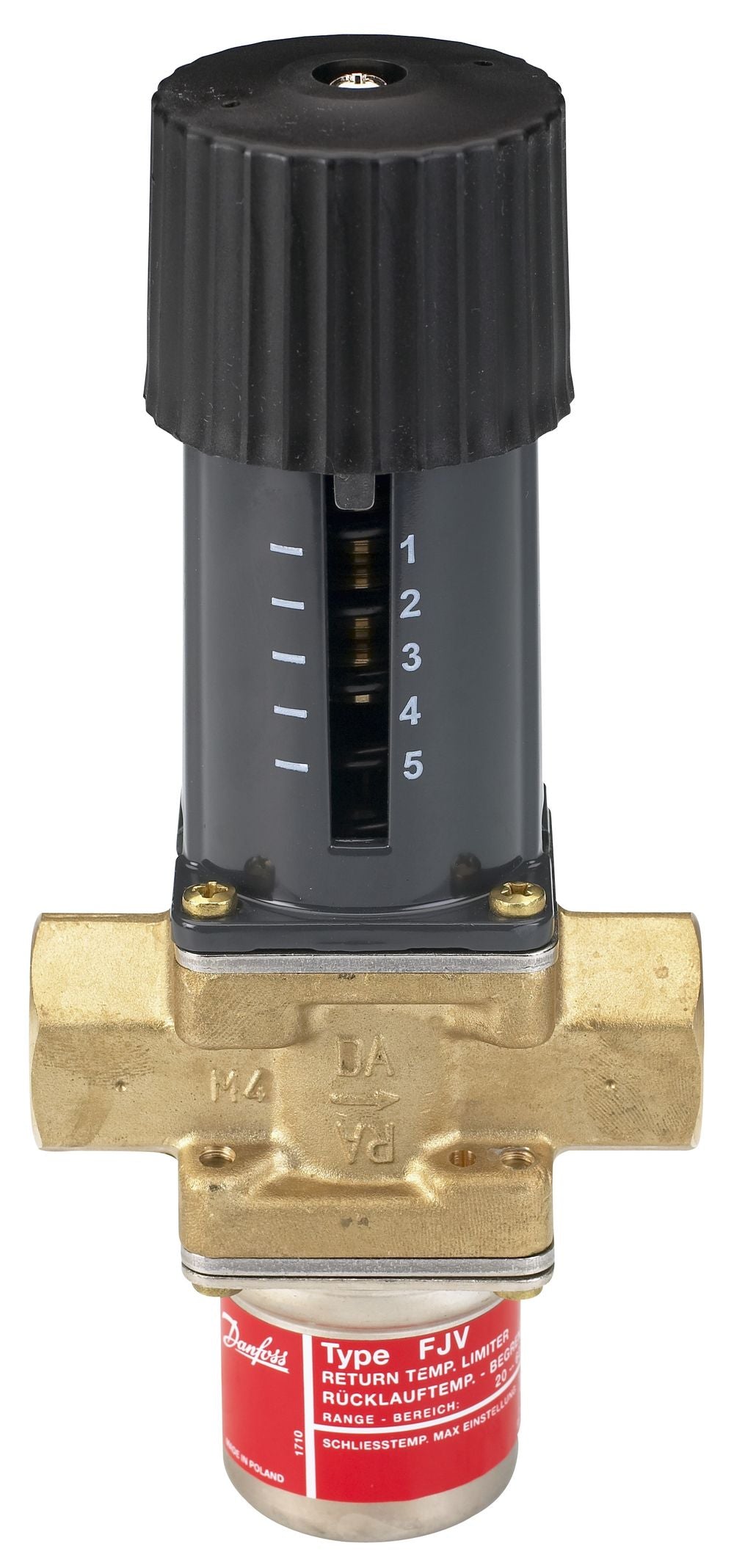 Danfoss Rücklauftemp,Begrenzer FJV DN25, Rp 1, 20 - 60 C, Kvs 3,7, 003N4250