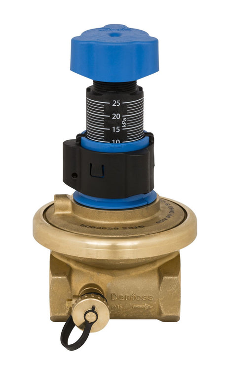 Danfoss Strangdifferenzdr,regl, ASV-PV32 Einstellskala,Rp1 1/4,Sollw,0,05-0,25bar, 003Z5604