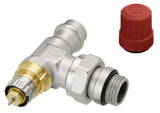 Danfoss Ventilgehäuse RA-N 15 Pressfit R 1/2, Eck, Matt vernickelt, 013G3237