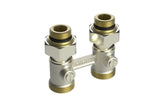 Danfoss Universalverschraubung RLV-KB für Ventil-HK, Heizk, R 1/2, Durchgang, 003L0392