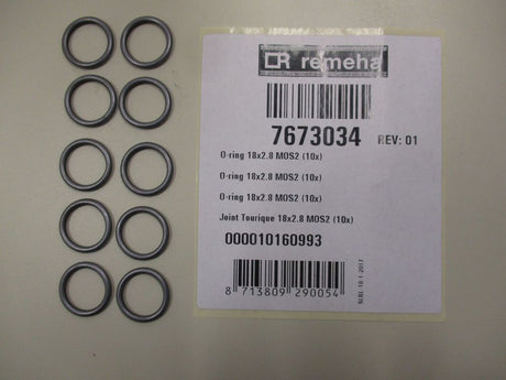 Remeha  O-Ring 18x2.8 (10x), 7673034
