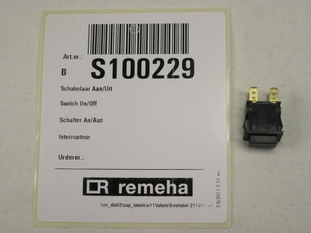 Remeha  Schalter an/aus, S100229