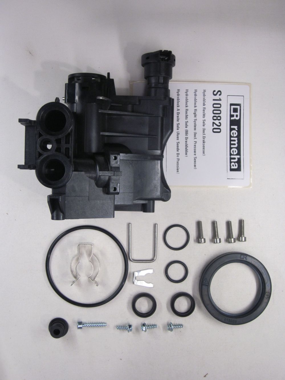 Remeha  Hydroblock rechts mit Druckfühler, S100820
