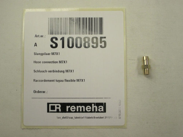Remeha  Schlauchstutzen M7x1, S100895