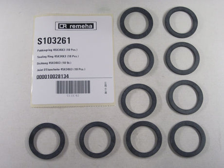 Remeha  Dichtung 45x34x3 (10x), S103261