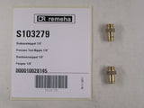Remeha  Druckmessnippel 1/8 (2x) Incl Loctit, S103279