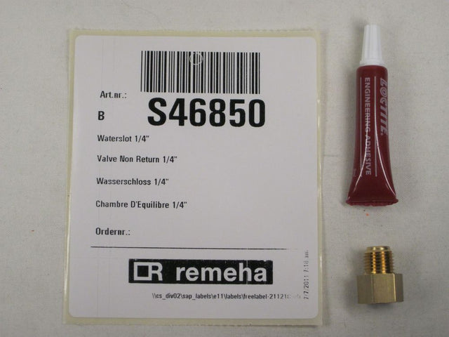 Remeha  Verschaubung 1/4 für Manometer, S46850