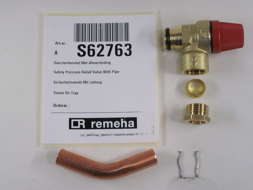 Remeha  Sicherheitsventil 3 Bar, S62763