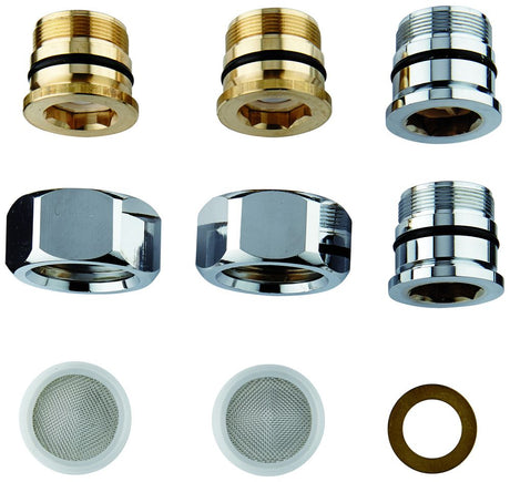GROHE Anschlussverschraubung 47473 mit Rückflussverhinderer chrom, 47473000