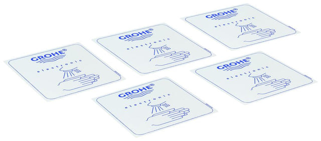 GROHE Sticker 42177 f. WT-Einlochbatt. mit Elektronik-Piktogramm 5 Stk., 4217700M