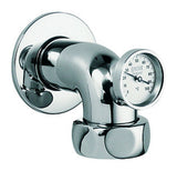 GROHE Abgangsbogen 12444 Ausladung 90mm mit Thermometer 1 1/2\"x5/4\" chrom, 12444000