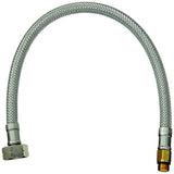 GROHE Druckschlauch 46254 flexibel M10x1 x M15x1 350mm chrom, 46254000