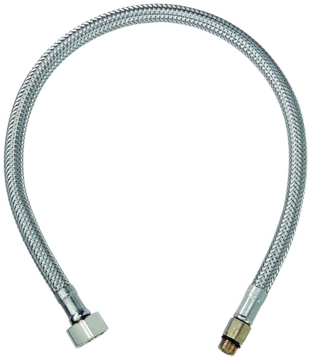 GROHE Druckschlauch 46255 flexibel M10x1 x 3/8\" 544mm chrom, 46255000