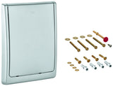 GROHE Abdeckplatte 43179 komplett für WC-Druckspüler Wandeinbau mattchrom, 43179P00