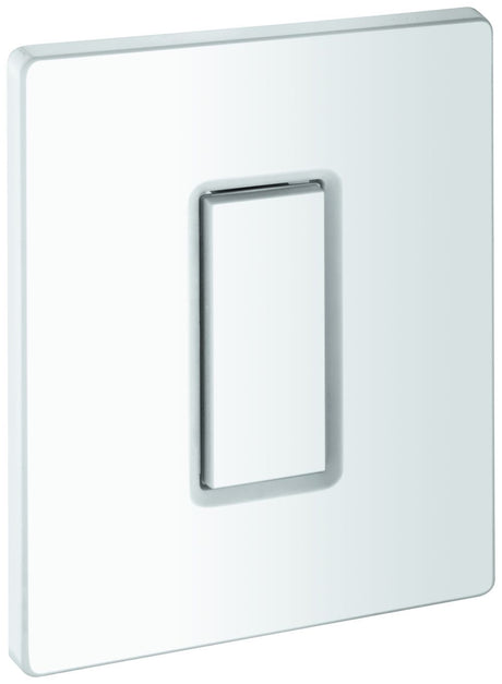 GROHE Abdeckplatte 42377 mit Drucktaste alpinweiß, 42377SH0