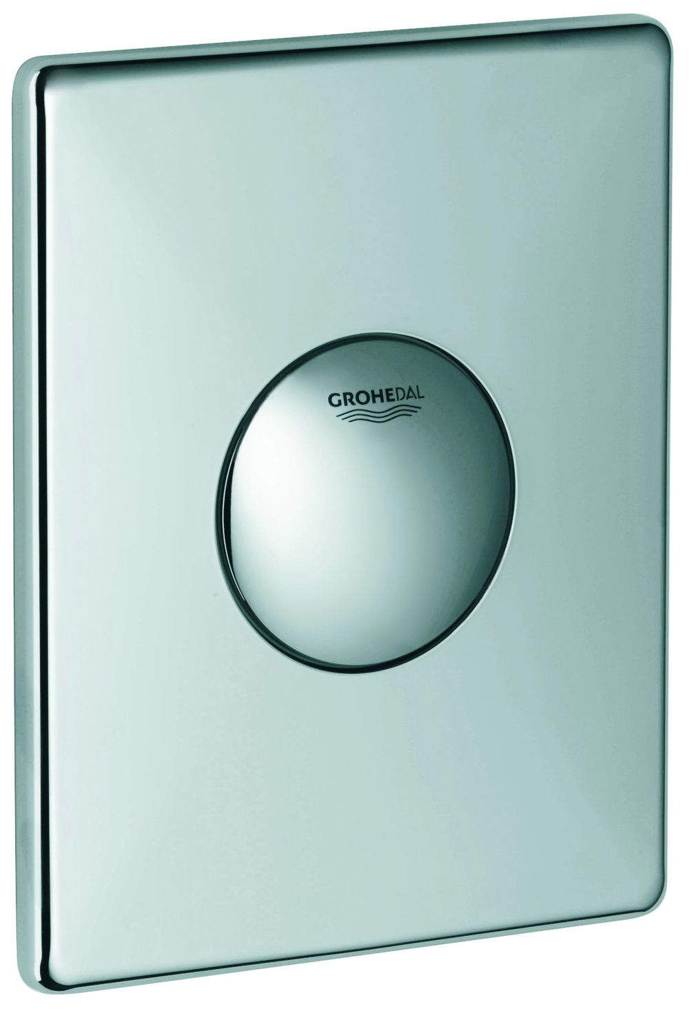 GROHE WC-Betätigung Skate 37547 156x197mm mit Druckknopfbetätigung chrom, 37547000