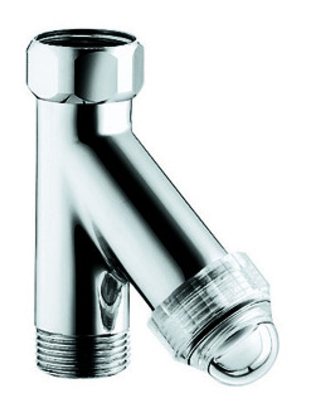 GROHE WAS-Schrägfilter 41275 DN20 bis 80 Gr. C mit Klarsicht-Kappe chrom, 41275000