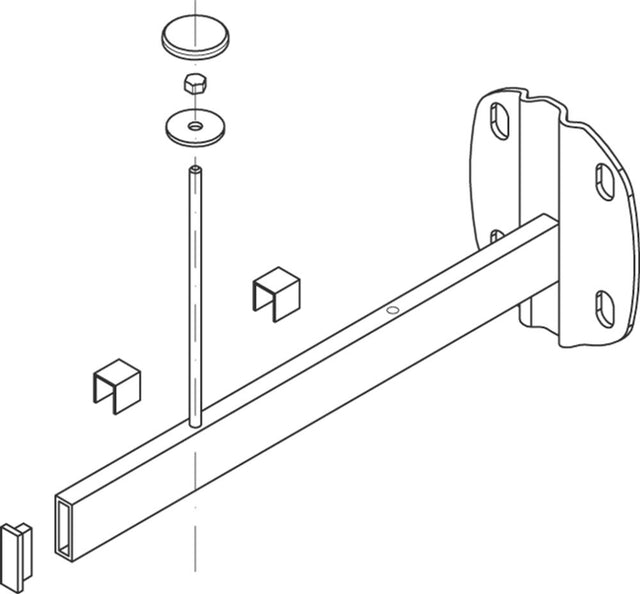 Kermi Universalkonsole Konvektor, L=350 mm, weiß, ZB00180001