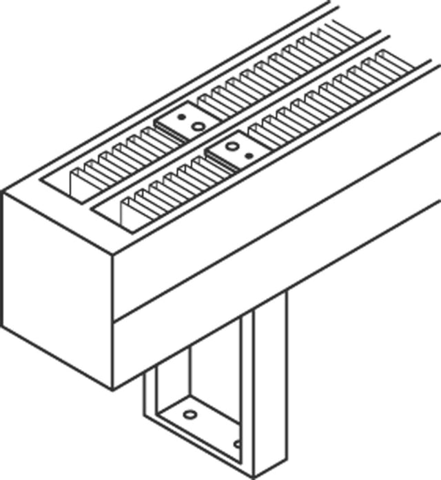 Kermi Bankkonsole Konvektor, Typ43/44 L= 192 H =110, weiß, ZB00350004