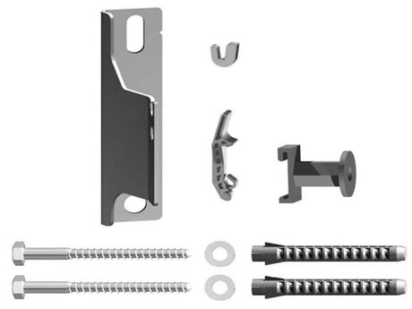 Kermi Wandkonsolen-Set kurz, WA 30mm, weiß, als 3. Konsole, ZB02650001