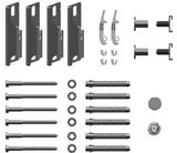 Kermi Wandkonsolen-Set kurz Verteo, für Typ 20-22, WA 30mm, weiß, ZB02680001