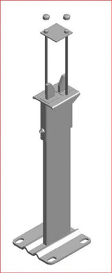 Kermi Standkonsole AK3, Konvektor,, H = 300mm, RAL9016 SG, ZB03620001