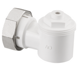 OVENTROP Winkeladapter für Ventil-HK Gewindeanschluss M 30x1,5, weiß, 1011450