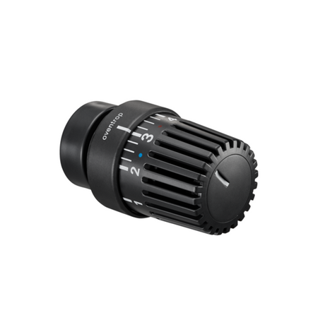 OVENTROP Thermostat Uni LH M 30 x 1,5, 7-28 C, 0 * 1-5, Flüssig-Fühler, anthrazit, 1011467