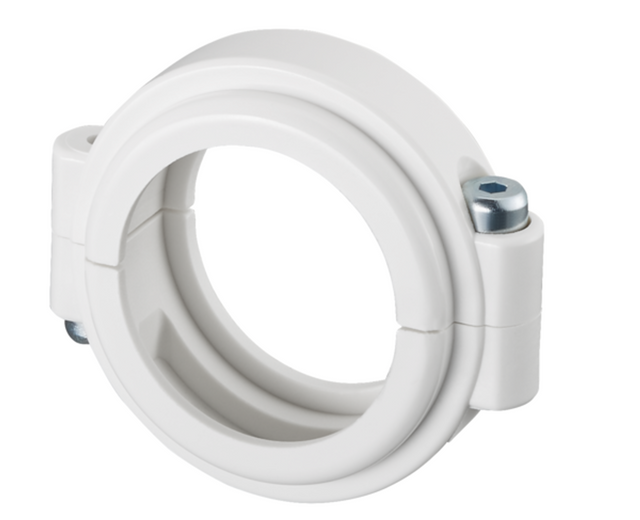 OVENTROP Diebstahlsicherung für Thermostate Uni XH, XHM, LH, LHZ, L, LA, SH und vindo TH, Set = 5 Stück, weiß, 1011766
