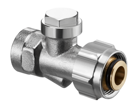 OVENTROP Absperrverschraubung Combi 3 G 3/4 ÜM x Rp 1/2, 1016166