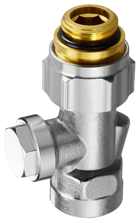 OVENTROP Absperrverschraubung Combi 3 G 1/2 AG x G 3/4 AG, 1016177