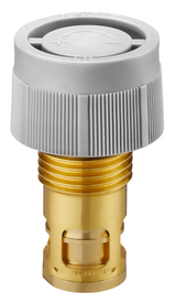 OVENTROP Ventileinsatz GHQ mit Q-Tech für Kompaktheizkörper, 10-170 l/h, G 1/2 AG, M 30 x 1,5, mit stirnseitiger Sitzabdichtung, 1019080