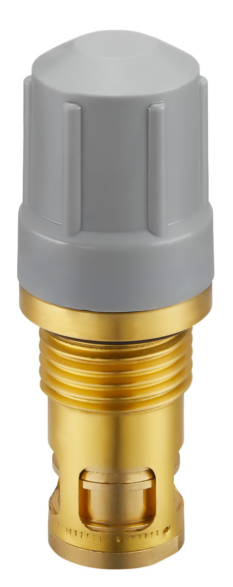 OVENTROP Ventileinsatz GDQ mit Q-Tech für Kompaktheizkörper, 10-170 l/h, G 1/2 AG, Klemmverbindung, mit stirnseitiger Sitzabdichtung, 1019099