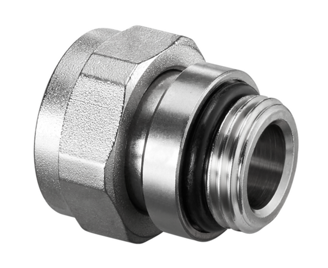 OVENTROP Verschraubung DN 15, G 3/4 ÜM x G 1/2 AG, selbstdichtend mit O-Ring, 1019372