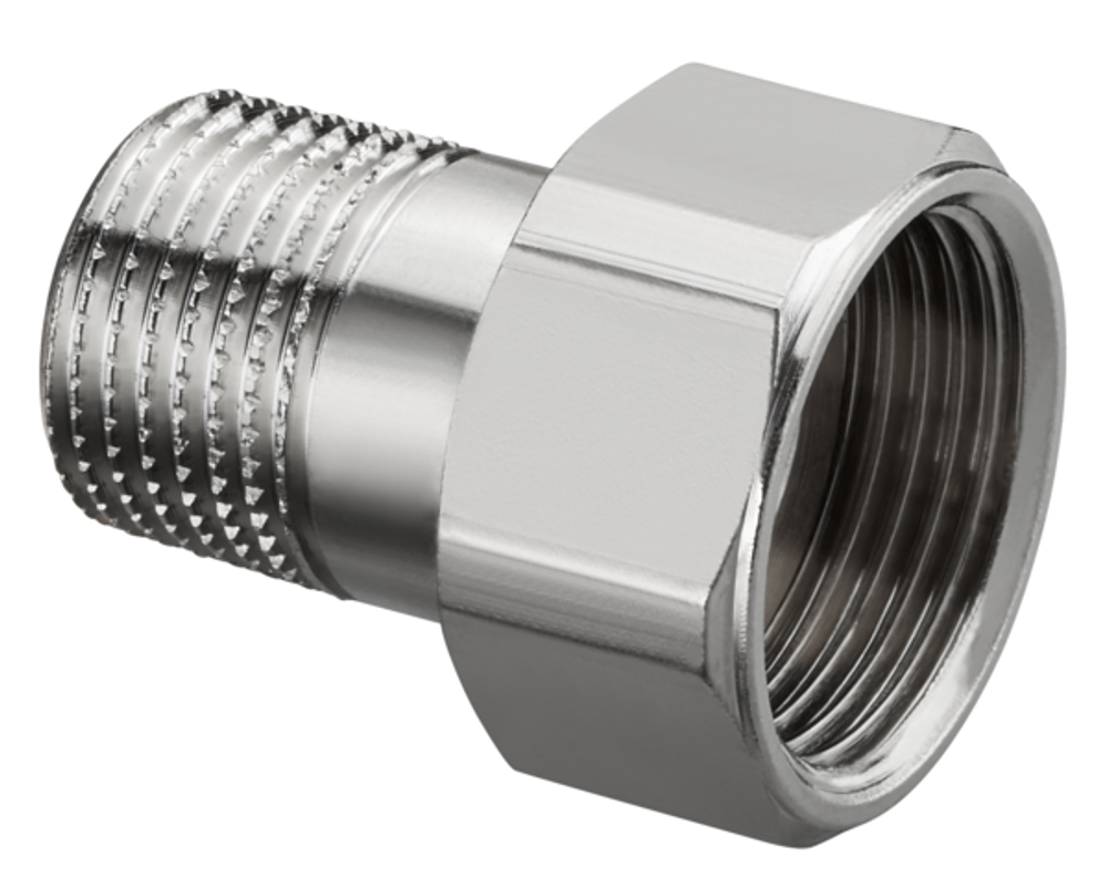 OVENTROP Verschraubung DN 15, R 1/2 AG / ÜM G 3/4 IG, flachdichtend zum Heizkörper, 1019394